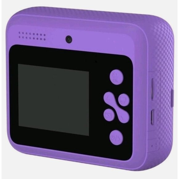 Instant Print Camera, Thermal Printing, Digital Kids Purple Camera - Picture 5 of 6